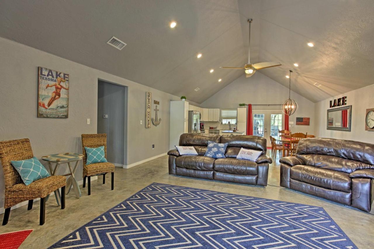 Modern Retreat With Gas Grill - Walk To Lake Texoma! Kingston Luaran gambar